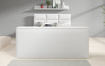 Lade das Bild in den Galerie-Viewer, Luxus Citaro Boxspringbett mit Integriertem TV-Lift, USB-Anschluss und Stauraum
