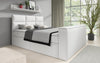 Luxus Citaro Boxspringbett mit Integriertem TV-Lift, USB-Anschluss und Stauraum