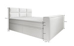 Lade das Bild in den Galerie-Viewer, Luxus Citaro Boxspringbett mit Integriertem TV-Lift, USB-Anschluss und Stauraum
