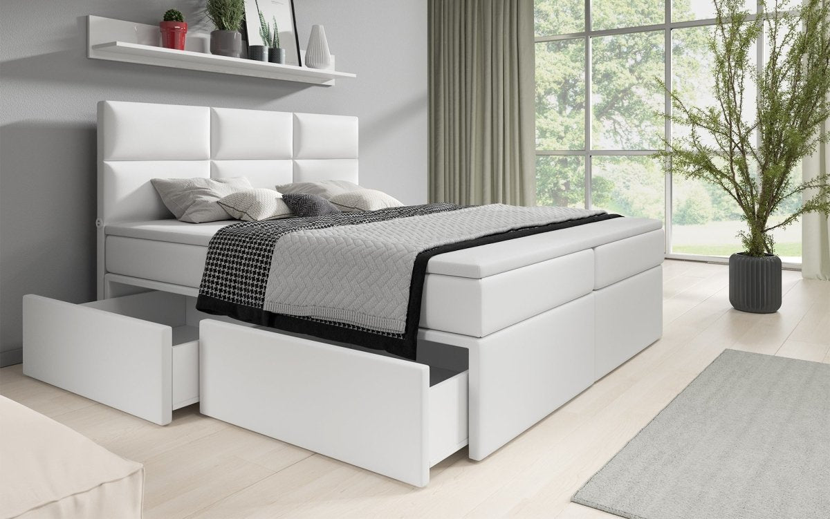 Boxspringbett Citaro mit USB-Anschluss und Stauraum – Luxuriöser Schlafkomfort Modernes Design