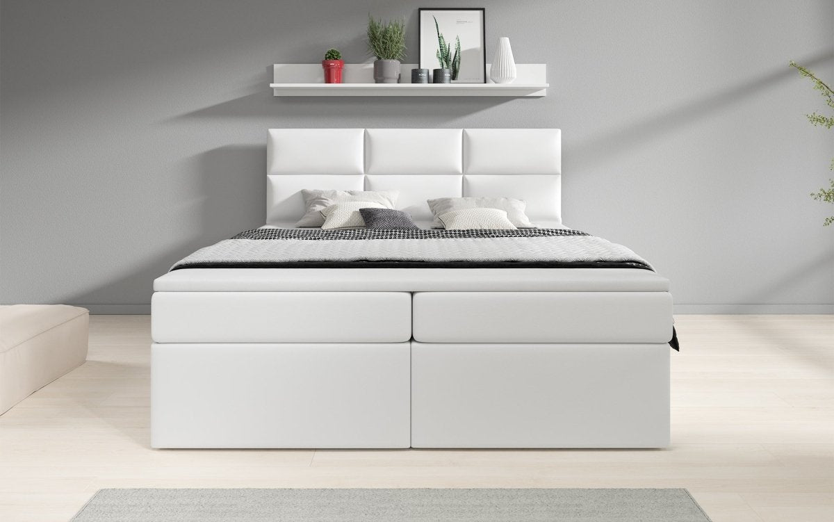 Boxspringbett Citaro mit USB-Anschluss und Stauraum – Luxuriöser Schlafkomfort Modernes Design