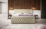 Lade das Bild in den Galerie-Viewer, Luxuriöses Boxspringbett Diva: Modern, Komfortabel mit USB, LED und Stauraum
