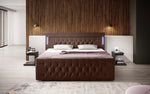 Lade das Bild in den Galerie-Viewer, Luxuriöses Boxspringbett Diva: Modern, Komfortabel mit USB, LED und Stauraum

