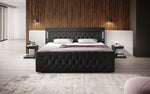 Lade das Bild in den Galerie-Viewer, Luxuriöses Boxspringbett Diva: Modern, Komfortabel mit USB, LED und Stauraum
