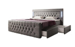 Lade das Bild in den Galerie-Viewer, Luxuriöses Boxspringbett Diva: Modern, Komfortabel mit USB, LED und Stauraum
