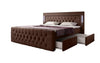 Luxuriöses Boxspringbett Diva: Modern, Komfortabel mit USB, LED und Stauraum