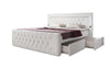 Luxuriöses Boxspringbett Diva: Modern, Komfortabel mit USB, LED und Stauraum