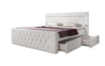 Lade das Bild in den Galerie-Viewer, Luxuriöses Boxspringbett Diva: Modern, Komfortabel mit USB, LED und Stauraum
