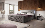 Lade das Bild in den Galerie-Viewer, Luxuriöses Boxspringbett Diva: Modern, Komfortabel mit USB, LED und Stauraum
