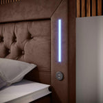 Lade das Bild in den Galerie-Viewer, Luxuriöses Boxspringbett Diva: Modern, Komfortabel mit USB, LED und Stauraum
