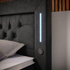 Luxuriöses Boxspringbett Diva: Modern, Komfortabel mit USB, LED und Stauraum