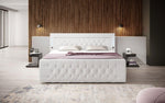 Lade das Bild in den Galerie-Viewer, Luxuriöses Boxspringbett Diva: Modern, Komfortabel mit USB, LED und Stauraum
