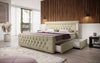 Luxuriöses Boxspringbett Diva: Modern, Komfortabel mit USB, LED und Stauraum
