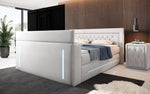 Lade das Bild in den Galerie-Viewer, Divalo Luxus Boxspringbett mit integriertem TV-Lift und cleverem Stauraum
