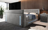 Divalo Luxus Boxspringbett mit integriertem TV-Lift und cleverem Stauraum