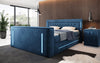 Divalo Luxus Boxspringbett mit integriertem TV-Lift und cleverem Stauraum