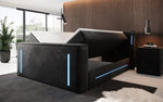 Lade das Bild in den Galerie-Viewer, Divalo Luxus Boxspringbett mit integriertem TV-Lift und cleverem Stauraum
