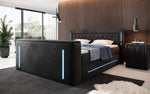 Lade das Bild in den Galerie-Viewer, Divalo Luxus Boxspringbett mit integriertem TV-Lift und cleverem Stauraum
