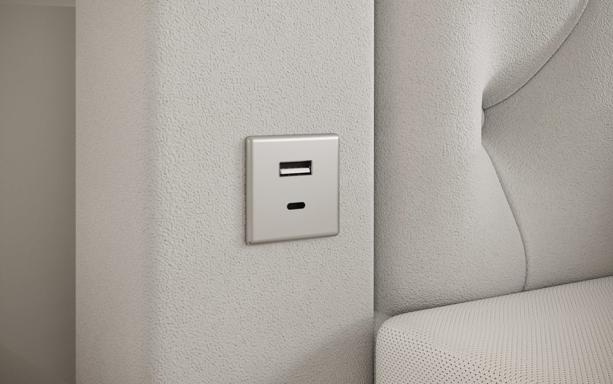 Divaneo Luxus Boxspringbett: Integrierter TV-Lift, Stauraum, Optimaler Schlafkomfort