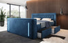 Divaneo Luxus Boxspringbett: Integrierter TV-Lift, Stauraum, Optimaler Schlafkomfort