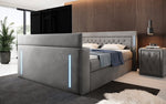 Lade das Bild in den Galerie-Viewer, Divaneo Luxus Boxspringbett: Integrierter TV-Lift, Stauraum, Optimaler Schlafkomfort
