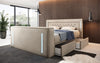 Divaneo Luxus Boxspringbett: Integrierter TV-Lift, Stauraum, Optimaler Schlafkomfort
