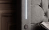 Elegantes Boxspringbett mit LED-Beleuchtung, USB-Anschluss und praktischem Stauraum