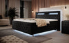 Luxuriöses Elisa Boxspringbett: LED-Beleuchtung, Stauraum, Komfort, modernes Design