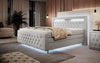 Luxuriöses Elisa Boxspringbett: LED-Beleuchtung, Stauraum, Komfort, modernes Design