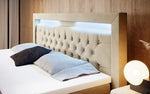 Lade das Bild in den Galerie-Viewer, Luxuriöses Boxspringbett Gloria mit LED-Beleuchtung und Praktischem Stauraum – Samtbezug, Hoher Komfort
