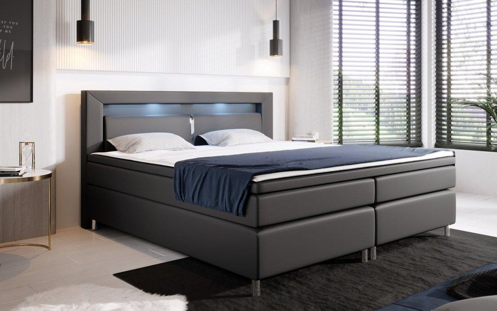 Luxuriöses Boxspringbett Hypnos mit LED – Hotelkomfort für Ihr Schlafzimmer