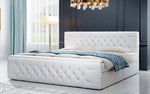 Lade das Bild in den Galerie-Viewer, Boxspringbett Julietta mit Strass und Stauraum – Luxuriöses Komfortbett für erholsamen Schlaf
