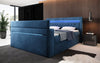 Luxuriöses Boxspringbett Jupiter: TV-Lift, RGB-Beleuchtung & Geräumiger Stauraum