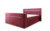 Luxuriöses Boxspringbett Jupiter: TV-Lift, RGB-Beleuchtung & Geräumiger Stauraum