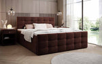 Lade das Bild in den Galerie-Viewer, Luxor Samt Boxspringbett mit Stauraum: Elegantes Komfortbett für Erholsamen Schlaf

