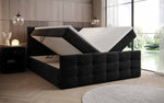Lade das Bild in den Galerie-Viewer, Luxor Samt Boxspringbett mit Stauraum: Elegantes Komfortbett für Erholsamen Schlaf
