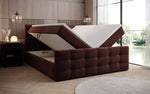 Lade das Bild in den Galerie-Viewer, Luxor Samt Boxspringbett mit Stauraum: Elegantes Komfortbett für Erholsamen Schlaf
