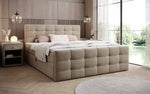 Lade das Bild in den Galerie-Viewer, Luxor Samt Boxspringbett mit Stauraum: Elegantes Komfortbett für Erholsamen Schlaf
