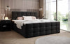 Luxor Boxspringbett mit Stauraumfunktion, Komfortmatratze, Stoffbezug, verschiedene Größen & Härtegrade