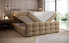 Luxor Boxspringbett mit Stauraumfunktion, Komfortmatratze, Stoffbezug, verschiedene Größen & Härtegrade