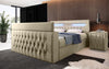 Luxuriöses Boxspringbett Menzogna: TV-Lift, USB, Stauraum für modernes Schlafzimmer