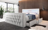 Luxuriöses Boxspringbett Menzogna: TV-Lift, USB, Stauraum für modernes Schlafzimmer