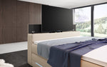 Lade das Bild in den Galerie-Viewer, Merkur Luxus Boxspringbett mit TV-Lift, RGB-Beleuchtung und Premium-Komfort
