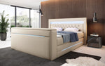 Lade das Bild in den Galerie-Viewer, Merkur Luxus Boxspringbett mit TV-Lift, RGB-Beleuchtung und Premium-Komfort
