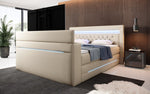 Lade das Bild in den Galerie-Viewer, Merkur Luxus Boxspringbett mit TV-Lift, RGB-Beleuchtung und Premium-Komfort
