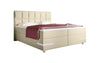 Luxuriöses Milano Boxspringbett mit LED-Beleuchtung, Kunstleder, Hohem Komfort und Modernem Design