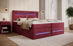 Lade das Bild in den Galerie-Viewer, Minera Boxspringbett mit LED, USB, Stauraum – Luxuriöser Schlafkomfort

