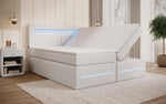 Lade das Bild in den Galerie-Viewer, Minera Boxspringbett mit LED, USB, Stauraum – Luxuriöser Schlafkomfort
