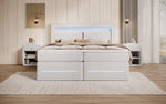 Lade das Bild in den Galerie-Viewer, Minera Boxspringbett mit LED, USB, Stauraum – Luxuriöser Schlafkomfort
