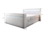 Boxspringbett Neptun mit TV Lift LED RGB Beleuchtung 9 Größen 7 Farben
